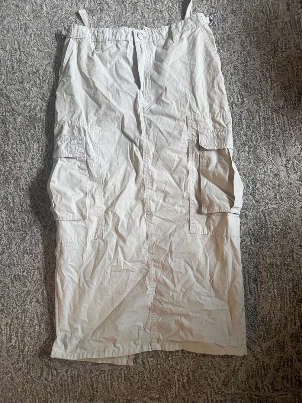 Lightweight long cargo style skirt like new